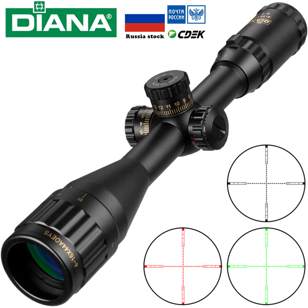 Outdoor Hunting Rifle - DIANA 4-16x44 Tactical Riflescope Optic Sight