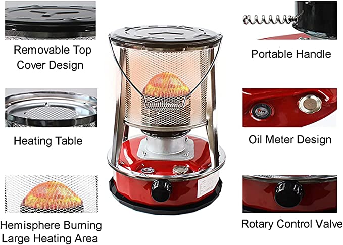 4.6L/6L Kerosene Heater Portab - огляд і ціна Outdoor Hunting Heater