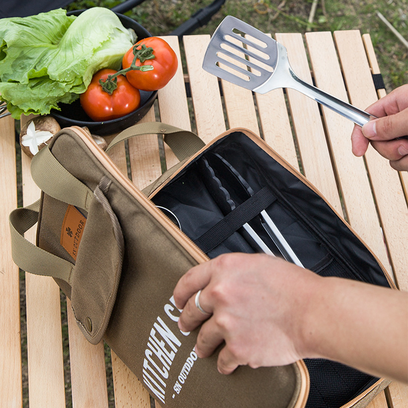 8pcs Camping Kitchen Cookware  - огляд і ціна Outdoor Hunting Kitchen