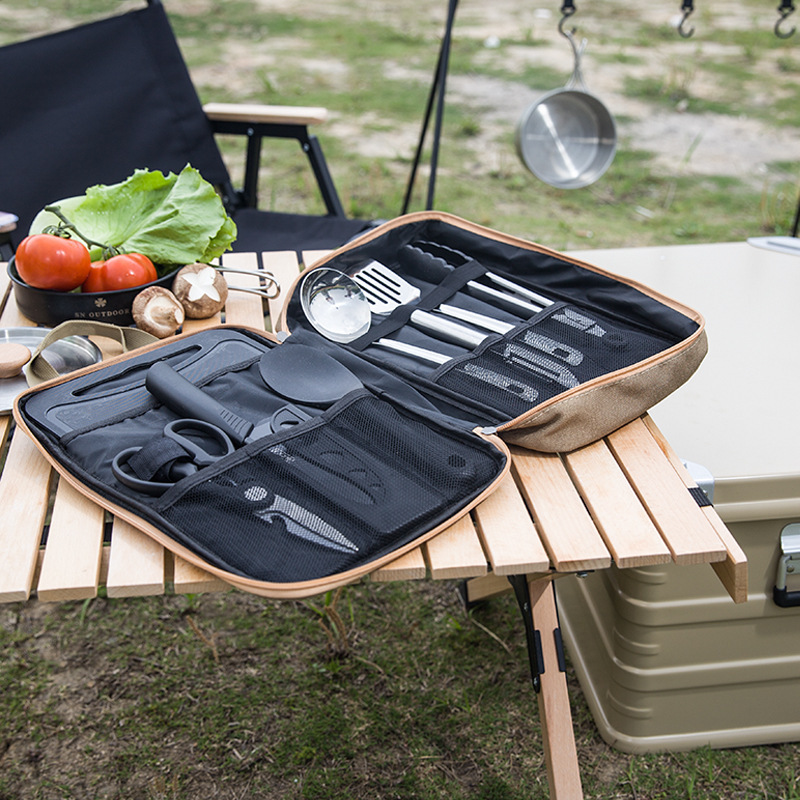 8pcs Camping Kitchen Cookware  - огляд і ціна Outdoor Hunting Kitchen
