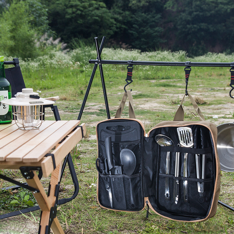 8pcs Camping Kitchen Cookware  - огляд і ціна Outdoor Hunting Kitchen