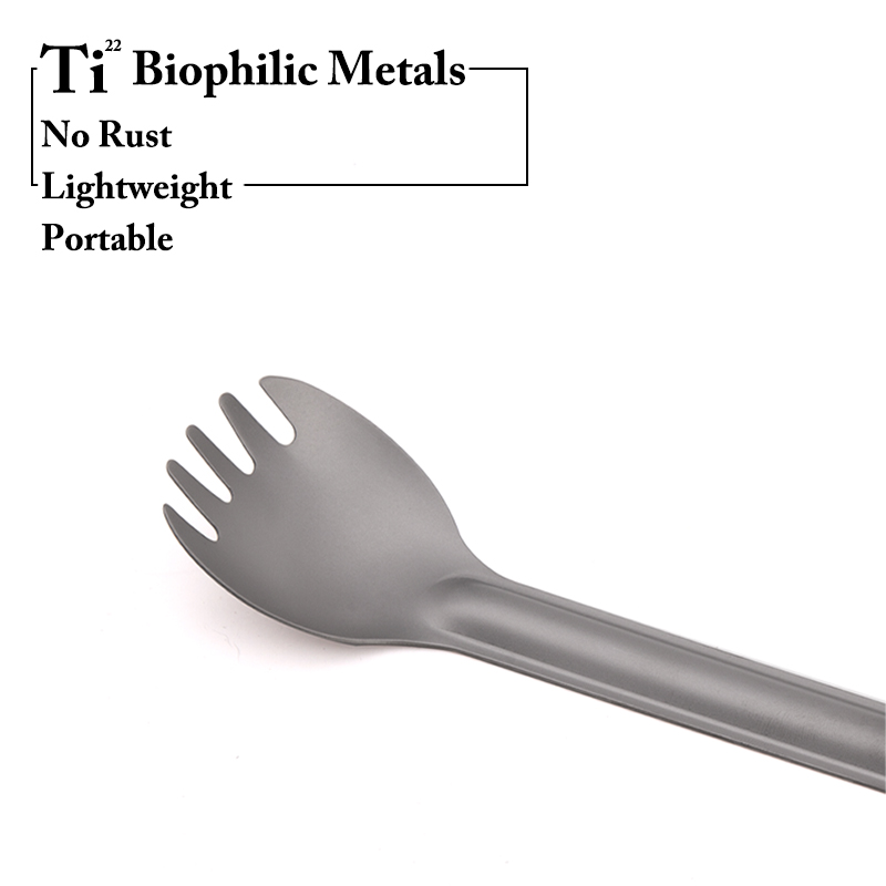 TiTo Titanium Spork Spoon Long - огляд і ціна Outdoor Hunting Kitchen