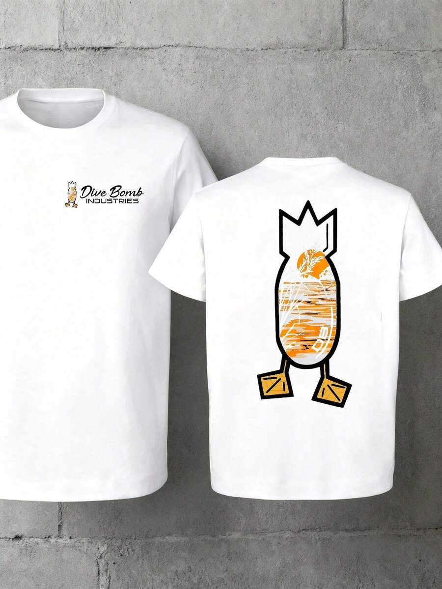 Men's Pure Cotton T-Shirt,Mens - огляд і ціна Outdoor Hunting Brand Logos