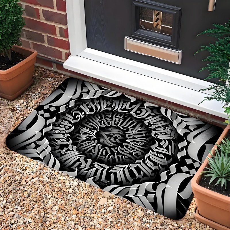 Rustic Deer Head Doormat Wood  - огляд і ціна Hunting Outdoor Rug
