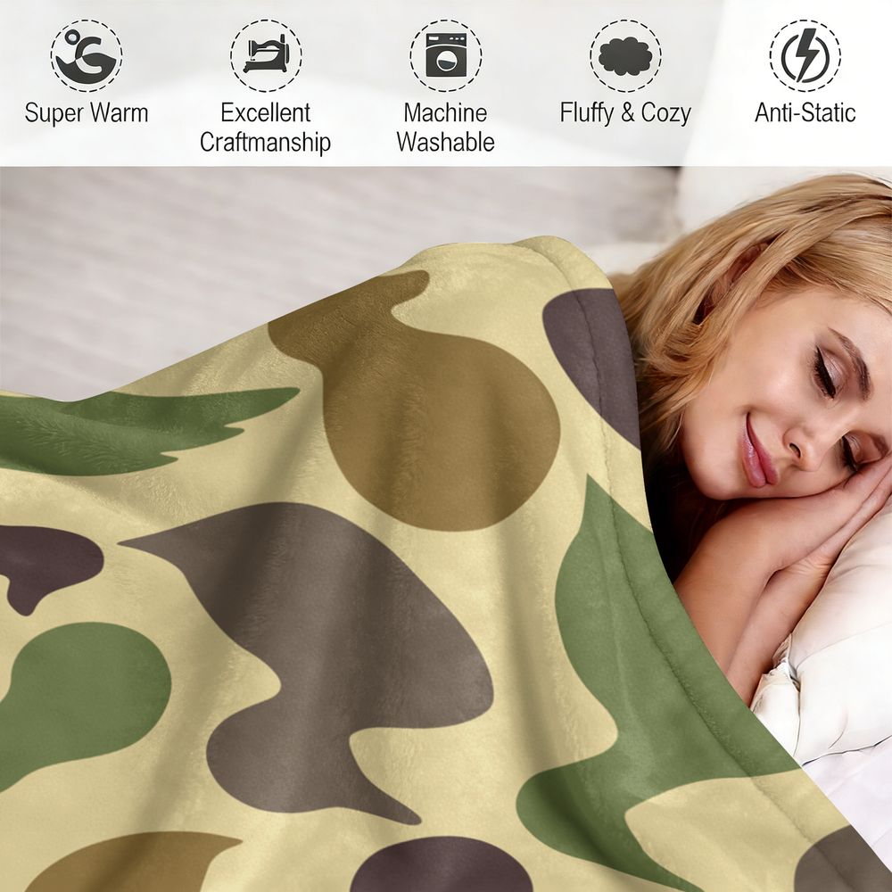 Duck Pattern Flannel Blanket S - огляд і ціна Hunting Outdoor Rug