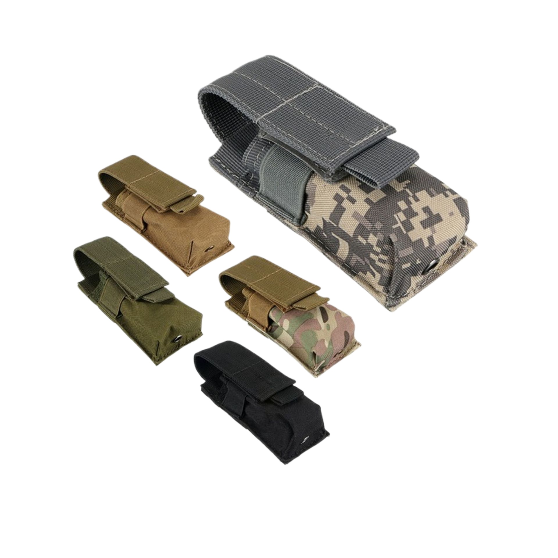 Tactical Molle Flashlight Pouc - огляд і ціна Outdoor Hunting Knife Set